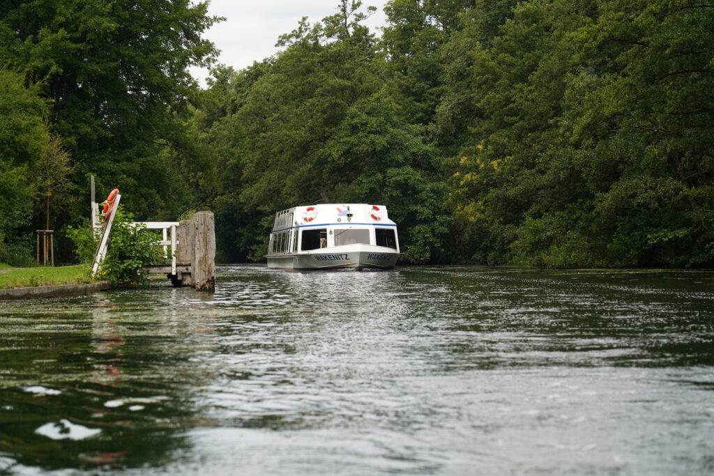 Wakenitz Schifffahrt Luebeck Naturlandschaft