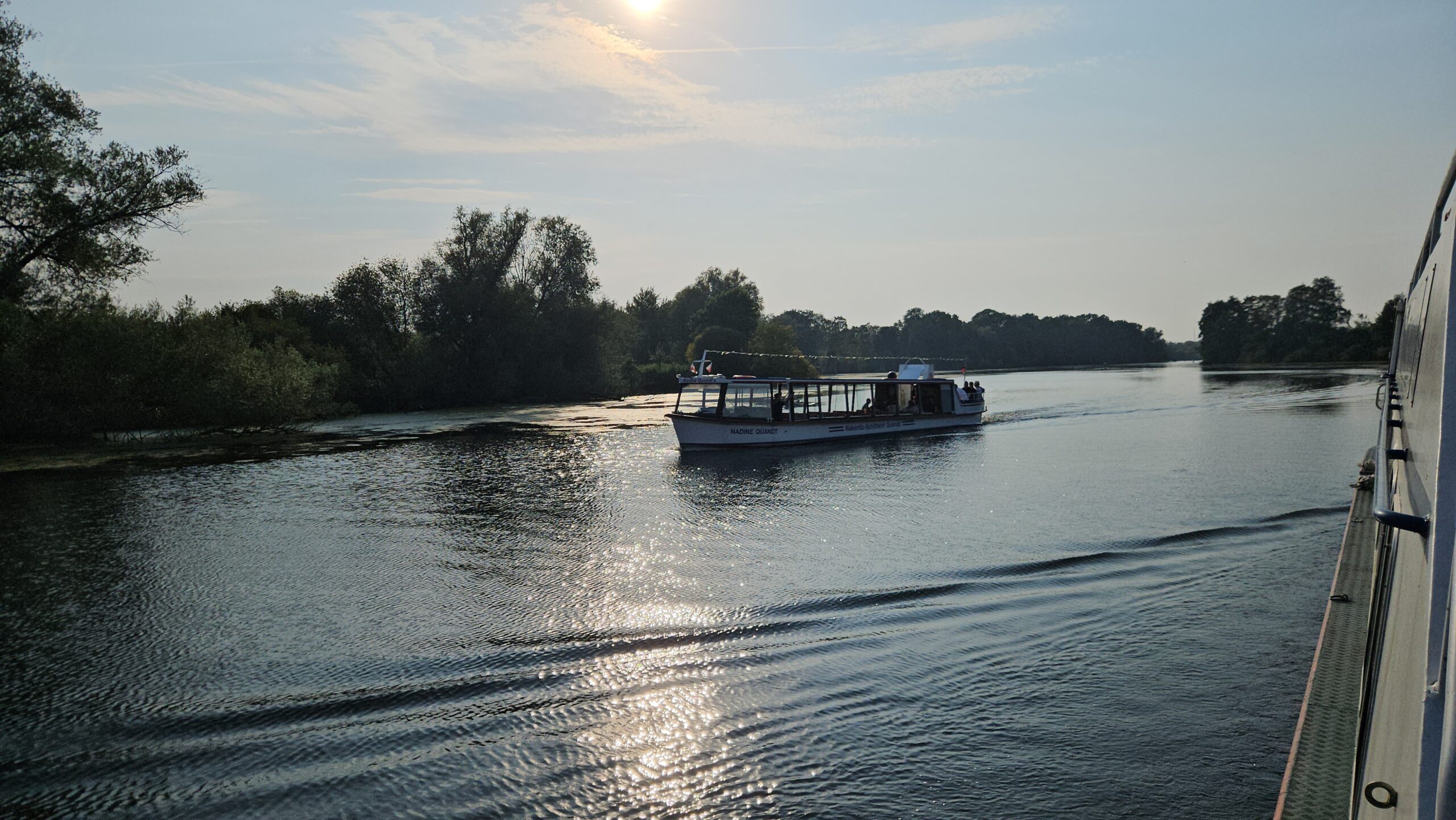 Wakenitz Schifffahrt Luebeck Naturlandschaft