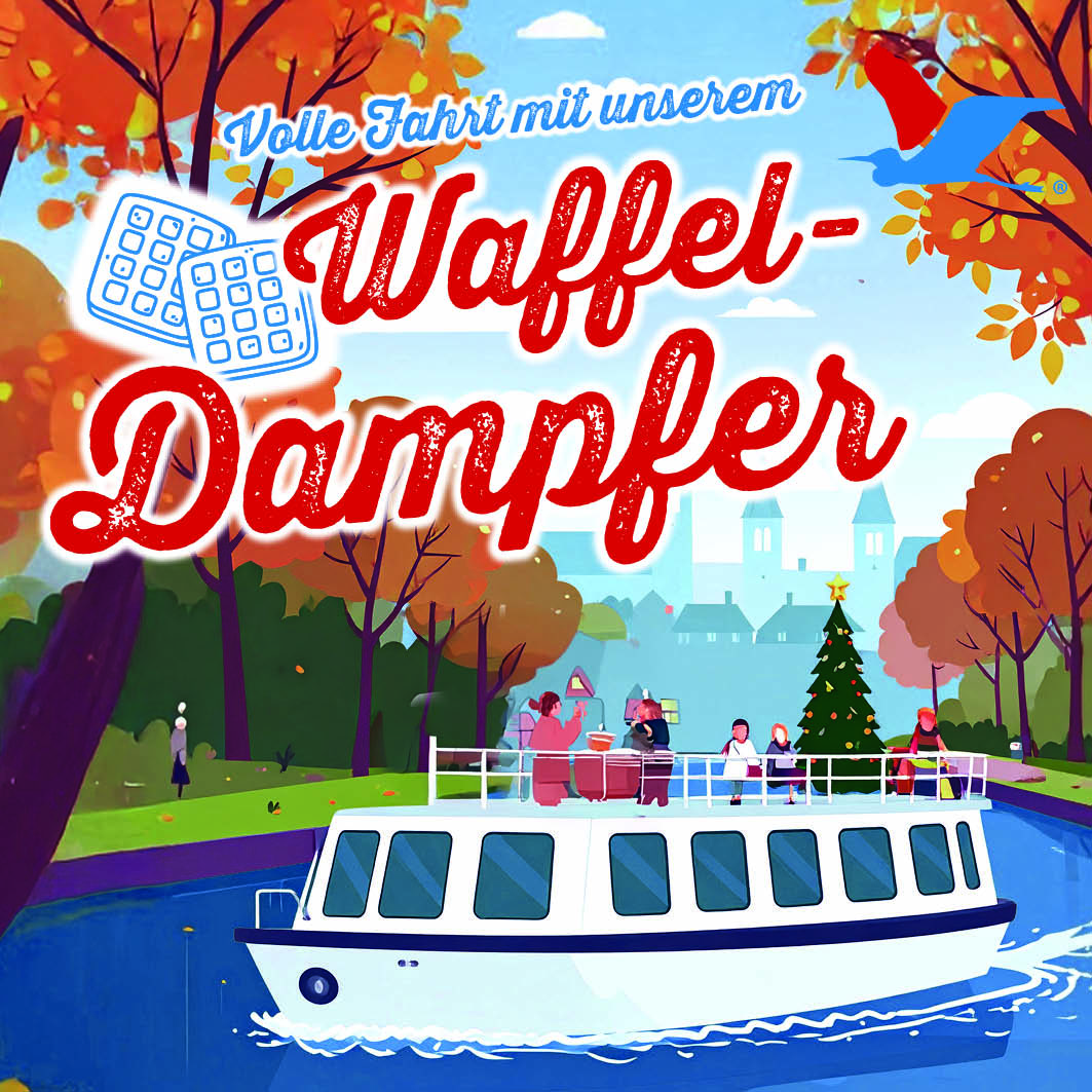 Wakenitz-Schifffahrt Lübeck Waffeldampfer